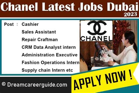 foundation chanel jobs|chanel job vacancy.